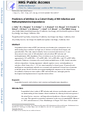 Cover page: Predictors of attrition in a cohort study of HIV infection and methamphetamine dependence