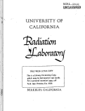 Cover page: PORTABLE FAST- AND SLOW-NEUTRON SURVEY METER