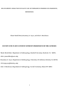 Cover page: Multi-Proxy Analysis of Plant use at Formative Period Los Naranjos, Honduras