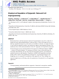 Cover page: Biophysical regulation of epigenetic state and cell reprogramming