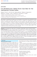 Cover page: Coccidioidomycosis (Valley Fever) Case Data for the Southwestern United States