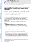 Cover page: Heightened amygdala reactivity and increased stress generation predict internalizing symptoms in adults following childhood maltreatment