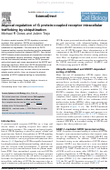 Cover page: Atypical regulation of G protein-coupled receptor intracellular trafficking by ubiquitination.