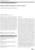 Cover page: Migraine and Reward System—Or Is It Aversive?