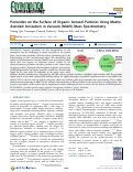 Cover page: Peroxides on the Surface of Organic Aerosol Particles Using Matrix-Assisted Ionization in Vacuum (MAIV) Mass Spectrometry