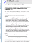 Cover page: Estrogen treatment decreases matrix metalloproteinase (MMP)-9 in autoimmune demyelinating disease through estrogen receptor alpha (ERα)