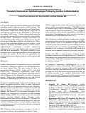 Cover page: Transient Internuclear Ophthalmoplegia Following Cardiac Catheterization