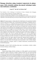 Cover page: Damage detection using transient trajectories in phase-space with extended random decrement technique under non-stationary excitations