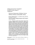 Cover page: Voltage-gated and Ca(2+)-activated K+ channels in intact human T lymphocytes. Noninvasive measurements of membrane currents, membrane potential, and intracellular calcium.