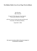 Cover page: The Hidden Public Cost of Low-Wage Work in Illinois