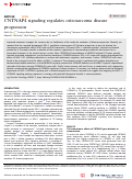 Cover page: CNTNAP4 signaling regulates osteosarcoma disease progression.