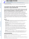 Cover page: Contraception after medication abortion in the United States: results from a cluster randomized trial