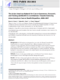 Cover page: The Asian American Network for Cancer Awareness, Research, and Training (AANCART)'s contributions toward reducing Asian American cancer health disparities, 2000‐2017