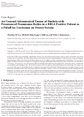 Cover page: An Unusual Adenomatoid Tumor of Fimbria with Pronounced Psammoma Bodies in a BRCA Positive Patient as a Pitfall for Carcinoma on Frozen Section