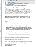 Cover page: Copper regulates cyclic-AMP-dependent lipolysis