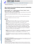 Cover page: Risk of renal cell carcinoma following exposure to metalworking fluids among autoworkers