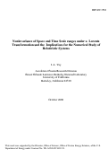 Cover page: Noninvariance of Space and Time Scale Ranges under a Lorentz Transformation and the Implications for the Numerical Study of Relativistic Systems