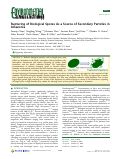 Cover page: Rupturing of Biological Spores As a Source of Secondary Particles in Amazonia