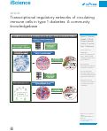 Cover page: Transcriptional regulatory networks of circulating immune cells in type 1 diabetes: A community knowledgebase