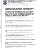 Cover page: The Influence of Body Mass Index on Clinical Interpretation of Established and Novel Biomarkers in Acute Heart Failure.