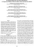 Cover page: The Equiprobability Bias in the Monty Hall Dilemma: A Comparison of Primary School, Secondary School, and University Students