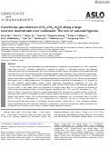 Cover page: Greenhouse gas emissions (CO2–CH4–N2O) along a large reservoir‐downstream river continuum: The role of seasonal hypoxia