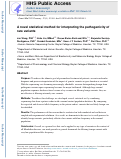 Cover page: A novel statistical method for interpreting the pathogenicity of rare variants.