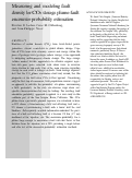 Cover page: Measuring and modeling fault density for CO2 storage plume fault encounter probability estimation