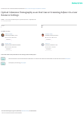 Cover page: Optical Coherence Tomography as an Oral Cancer Screening Adjunct in a Low Resource Settings