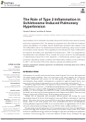 Cover page: The Role of Type 2 Inflammation in Schistosoma-Induced Pulmonary Hypertension