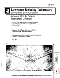 Cover page: Design of End Magnetic Structures for the Advanced Light Source Wigglers