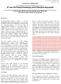 Cover page: 40 Year Old Female Presenting with St Elevation Myocardial