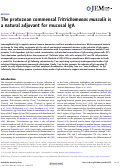 Cover page: The protozoan commensal Tritrichomonas musculis is a natural adjuvant for mucosal IgA.