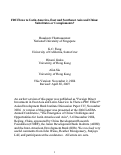 Cover page: FDI Flows to Latin America, East and Southeast Asia and China: Substitutes or Complements?