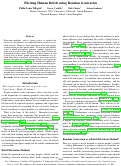 Cover page: Eliciting Human Beliefs using Random Generation