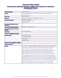 Cover page: Perceived and Objectively-Measured Neighborhood Violence and Adolescent Psychological Distress