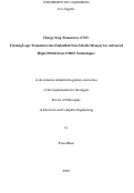 Cover page: Charge Trap Transistors (CTT): Turning Logic Transistors into Embedded Non-Volatile Memory for Advanced High-k/Metal Gate CMOS Technologies