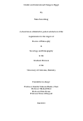 Cover page: Gender and Generational Change in Egypt