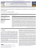 Cover page: Controls on gross production by a semiarid forest growing near its warm and dry ecotonal limit