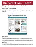 Cover page: Efficacy and Feasibility of Intradialytic Plantar Electrical Stimulation in Patients With Diabetes: A Randomized Double-Blind Controlled Trial.