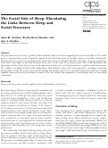 Cover page: The Social Side of Sleep: Elucidating the Links Between Sleep and Social Processes