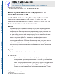 Cover page: Protein Digestion of Baby Foods: Study Approaches and Implications for Infant Health