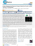 Cover page: Unique Hyperspectral Response Design Enabled by Periodic Surface Textures in Photodiodes