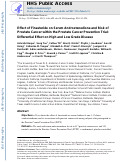 Cover page: Effect of Finasteride on Serum Androstenedione and Risk of Prostate Cancer Within the Prostate Cancer Prevention Trial: Differential Effect on High- and Low-grade Disease