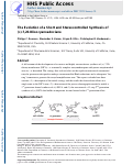 Cover page: Evolution of a Short and Stereocontrolled Synthesis of (+)-7,20-Diisocyanoadociane