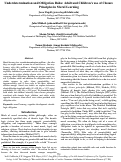 Cover page: Underdetermination and Obligation Rules: Adult and Children’s use of Closure Principles in Moral Learning