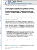 Cover page: Combined Inhibition of Soluble Epoxide Hydrolase and Renin-Angiotensin System Exhibits Superior Renoprotection to Renin-Angiotensin System Blockade in 5/6 Nephrectomized Ren-2 Transgenic Hypertensive Rats with Established Chronic Kidney Disease