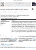 Cover page: Neural basis of working memory in ADHD: Load versus complexity