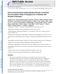 Cover page: Phase Ib Randomized, Double-Blinded, Placebo-Controlled, Dose Escalation Study of Polyphenon E in Patients with Barrett's Esophagus