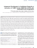 Cover page: Integument Development in Arabidopsis Depends on Interaction of YABBY Protein INNER NO OUTER with Coactivators and Corepressors